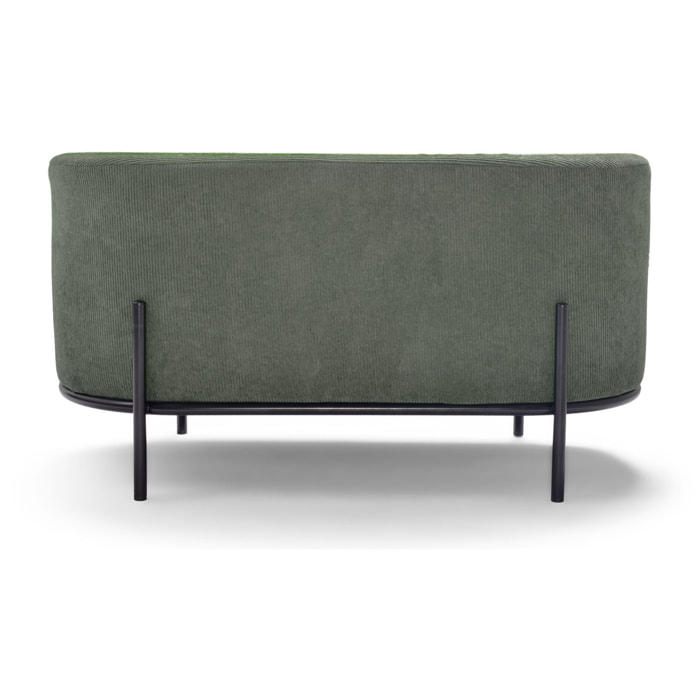 LIPSIA LETHERETTE - Pouf ovale in letherette