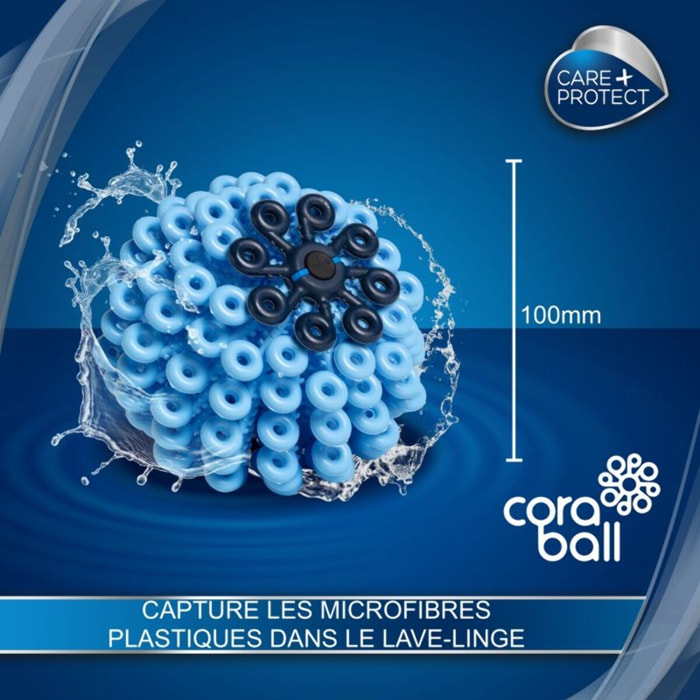 Balle de lavage CARE+PROTECT Balle anti-microfibres