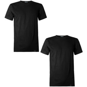 T-shirt in 100% Cotone Navigare Art.813 Conf. 2 pz Girocollo Nero