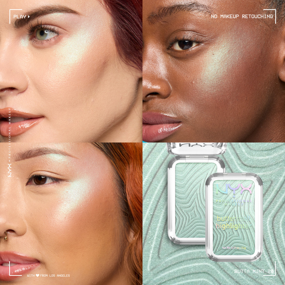 NYX Professional Makeup Buttermelt Highlighter BUTTA MINT
