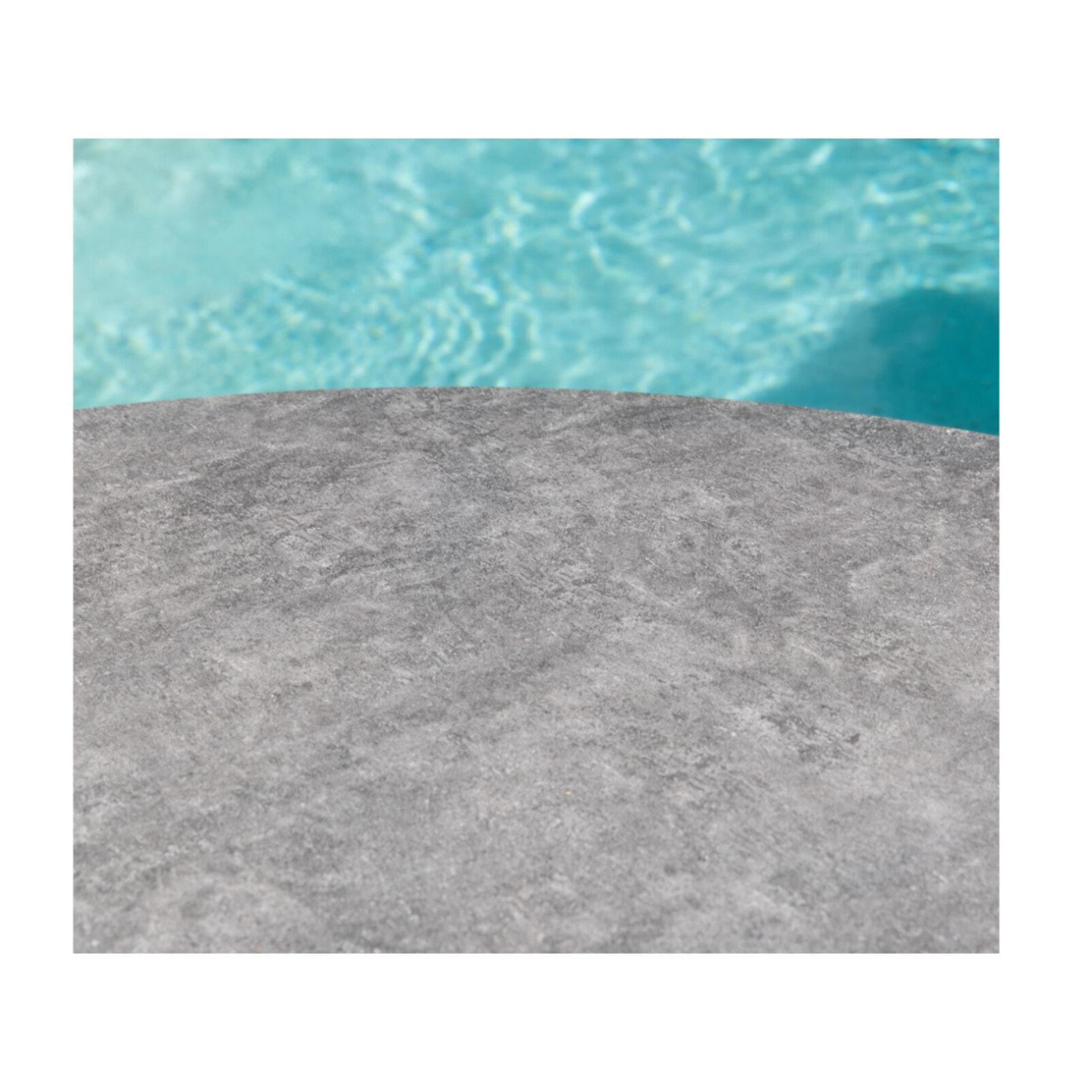 Ensemble table et chaises de jardin  - Gris anthracite - PROVENCE