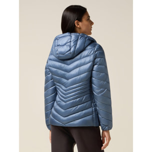 Oltre - Piumino lightweight con cappuccio - Azzurro