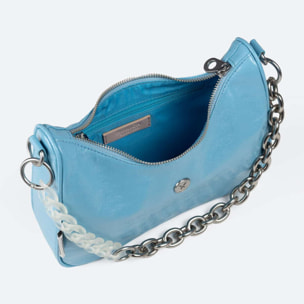 SPLASH CROSSBODY BAGUETTE LIGHT BLUE