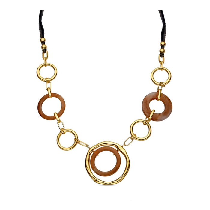 Collar acabado oro 18k