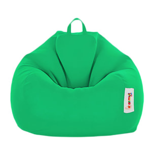 Pouf poire d'extérieur 130x115cm vert KAYAR