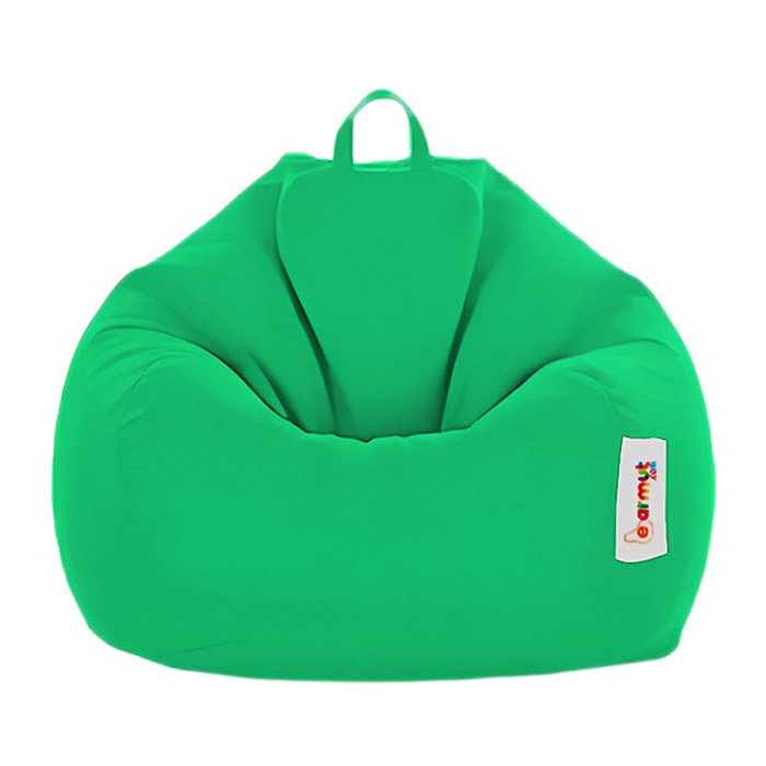 Pouf poire d'extérieur 130x115cm vert KAYAR