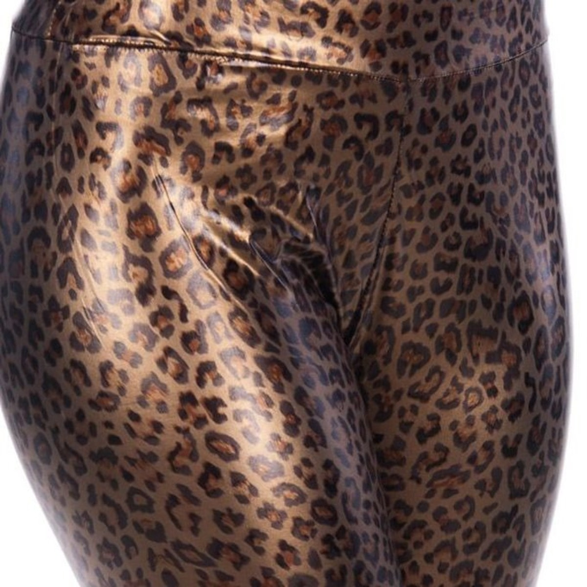 Legging leopardo marron