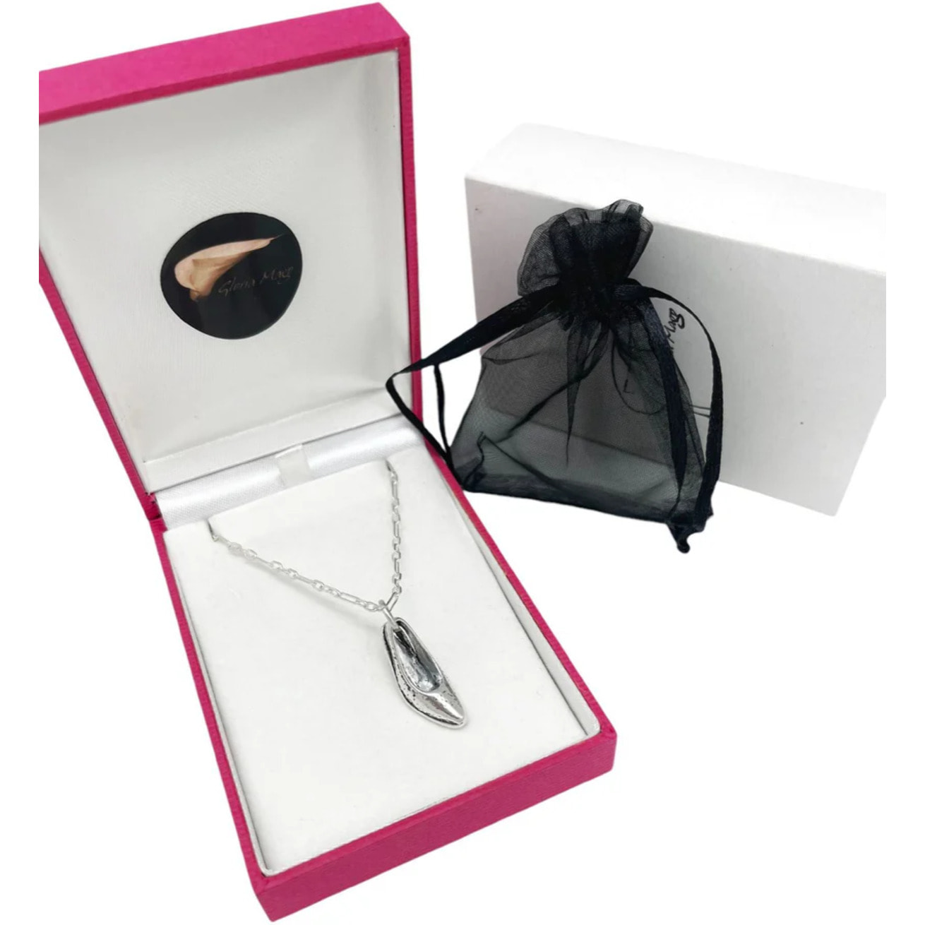 Collar "Tacón" en plata chapado