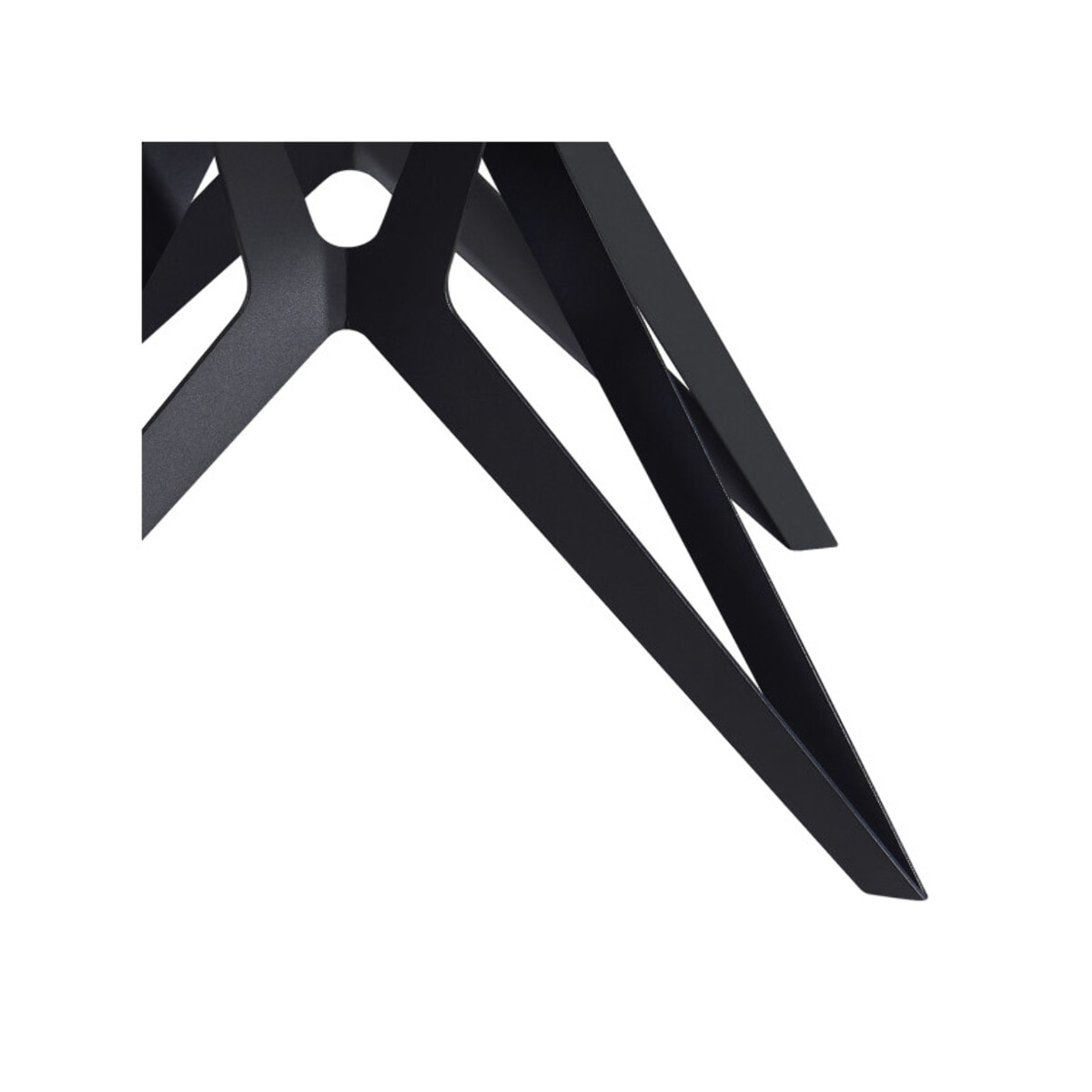 Table extensible carrée 90/160 cm céramique gris marbré - MARTY