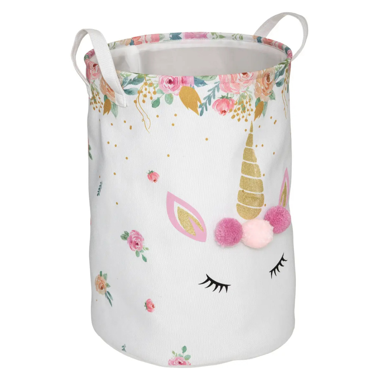 Bac à jouet licorne tissu H50cm