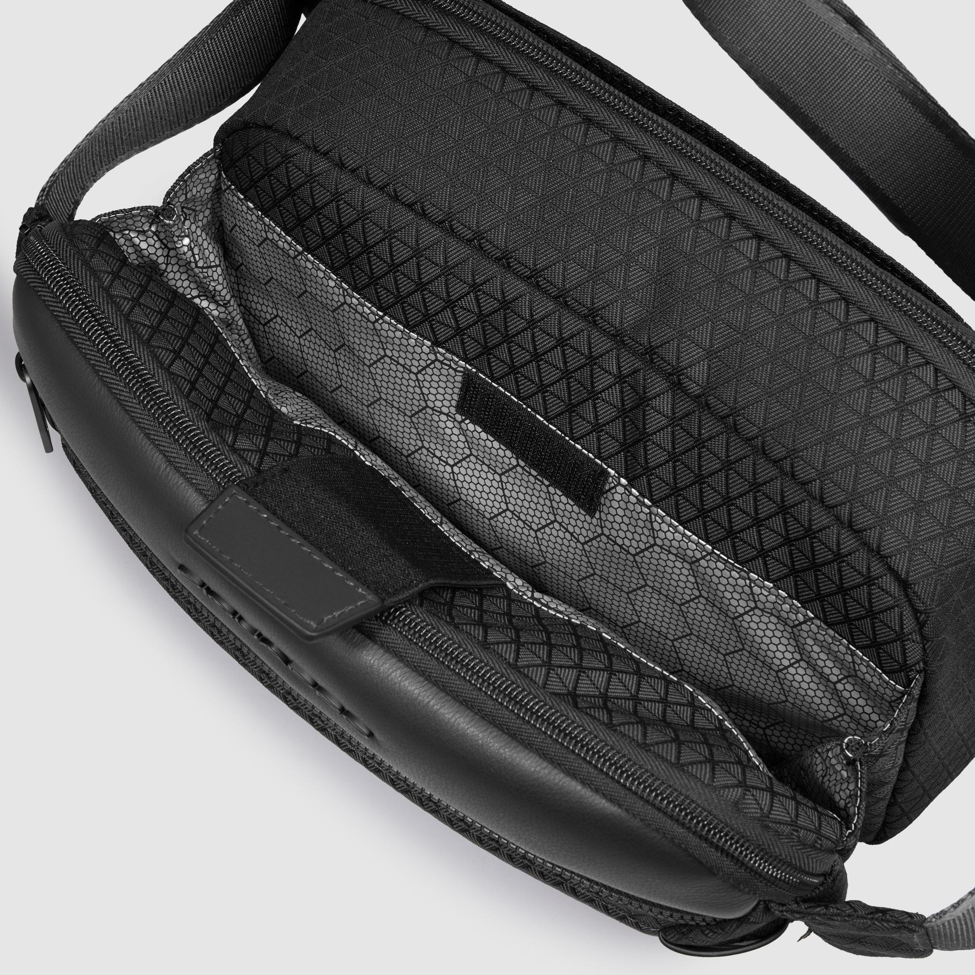 Piquadro Marsupio uomo sportivo in tessuto riciclato