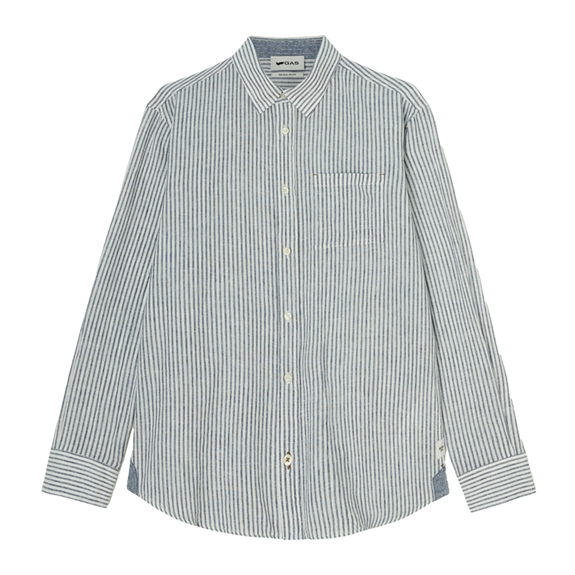 GAS camicia uomo navy blue