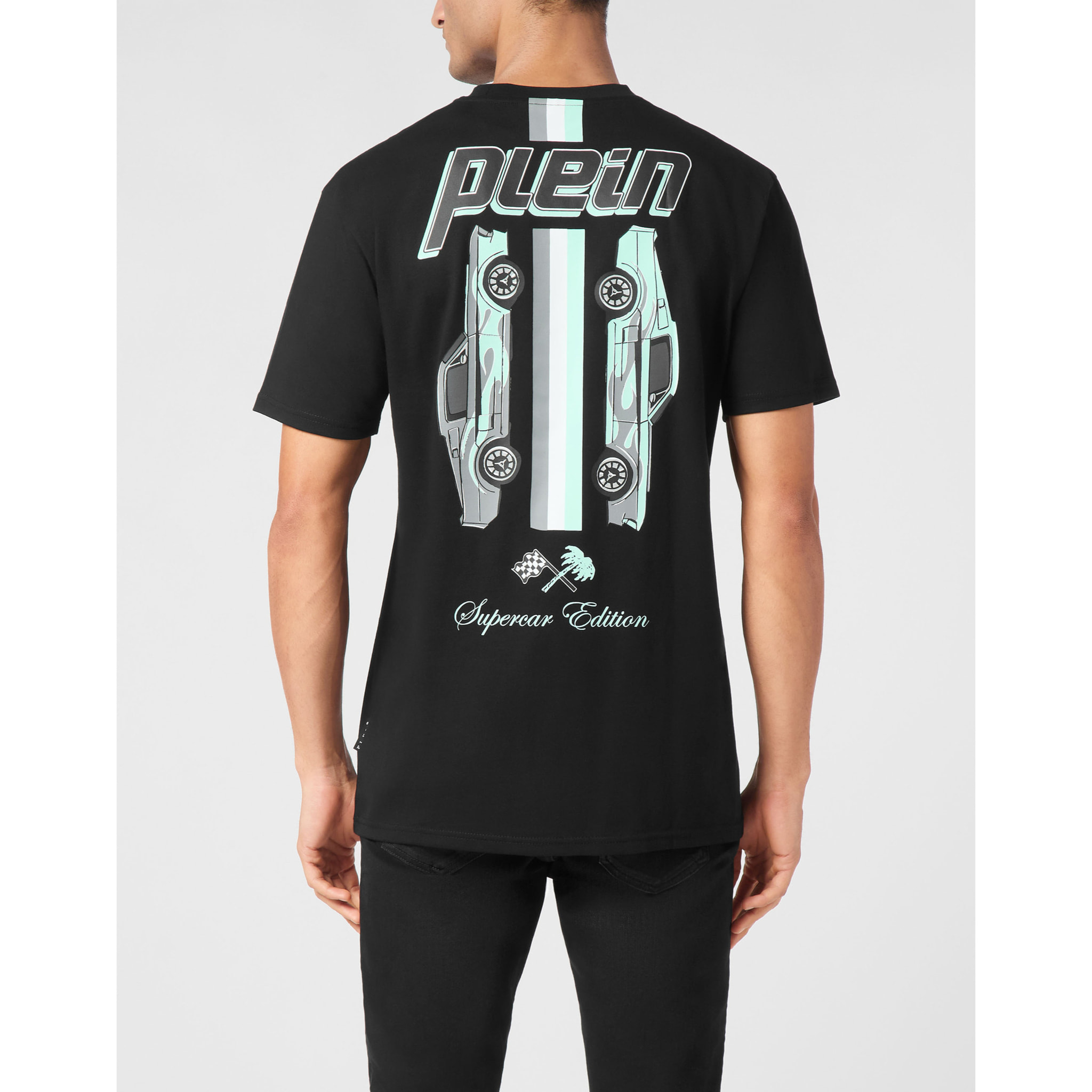 PHILIPP PLEIN T-Shirt Round Neck RACING