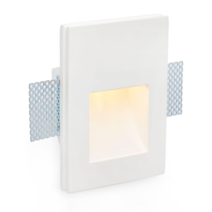 PLAS SQ Lampe encastrable blanc