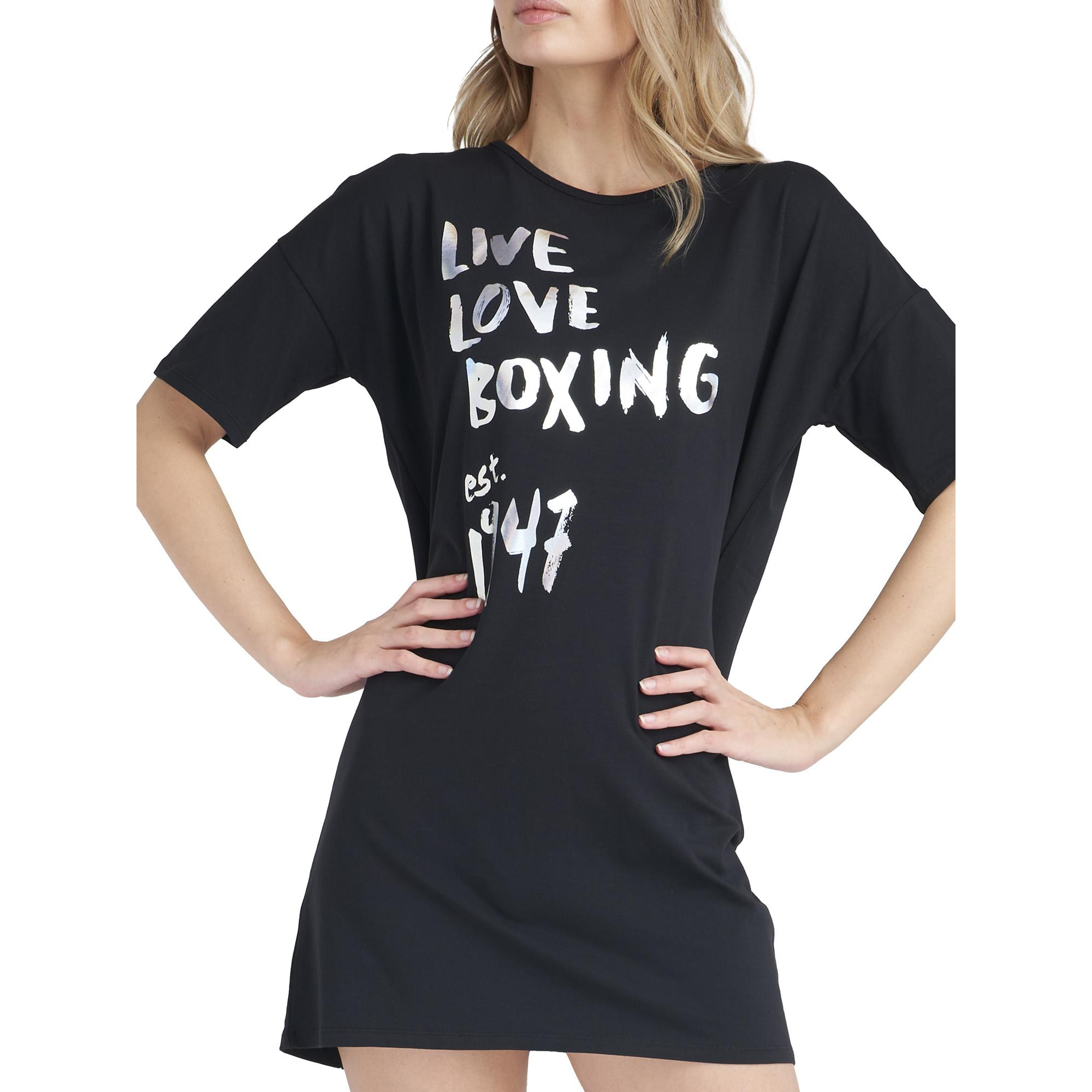 T-shirt maxi a maniche corte da donna Sparkly