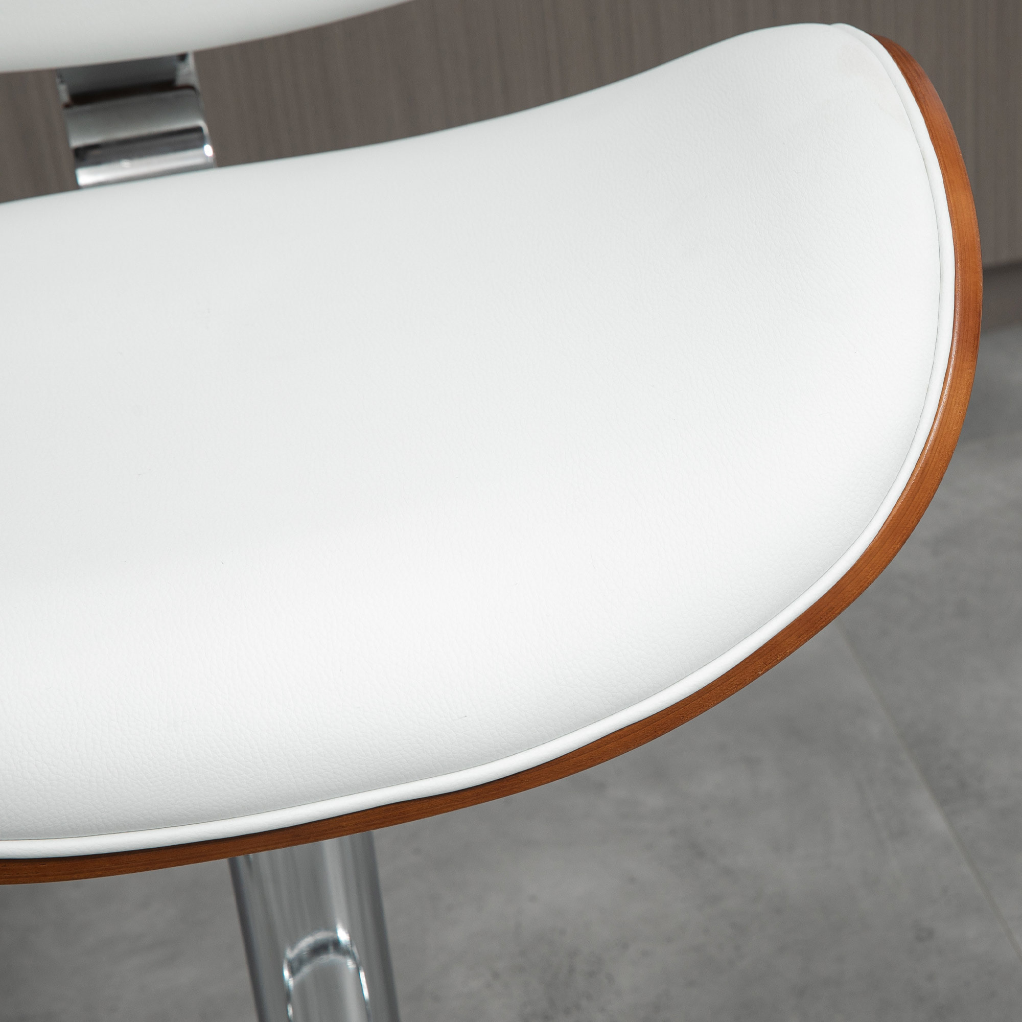 Lot de 2 tabourets de bar – Réglables et pivotants – Dossier et repose-pieds