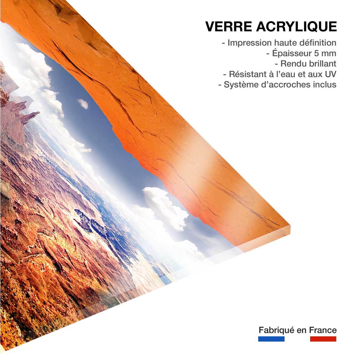 Tableau grand canyon Tableau plexiglas