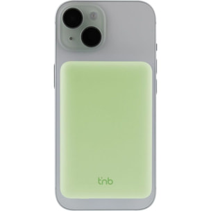 Batterie externe TNB 5000 mAh MagSafe vert