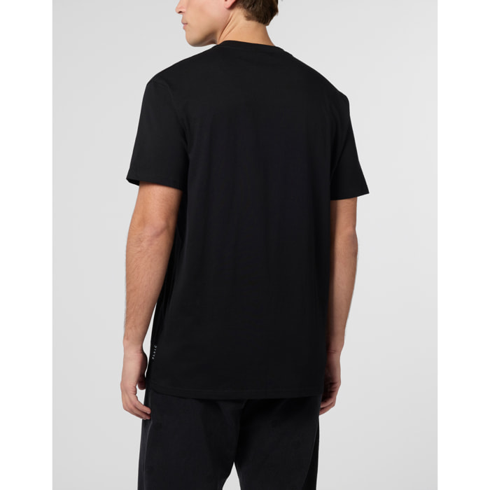 PHILIPP PLEIN Round Neck T-Shirt Spray Hexagon