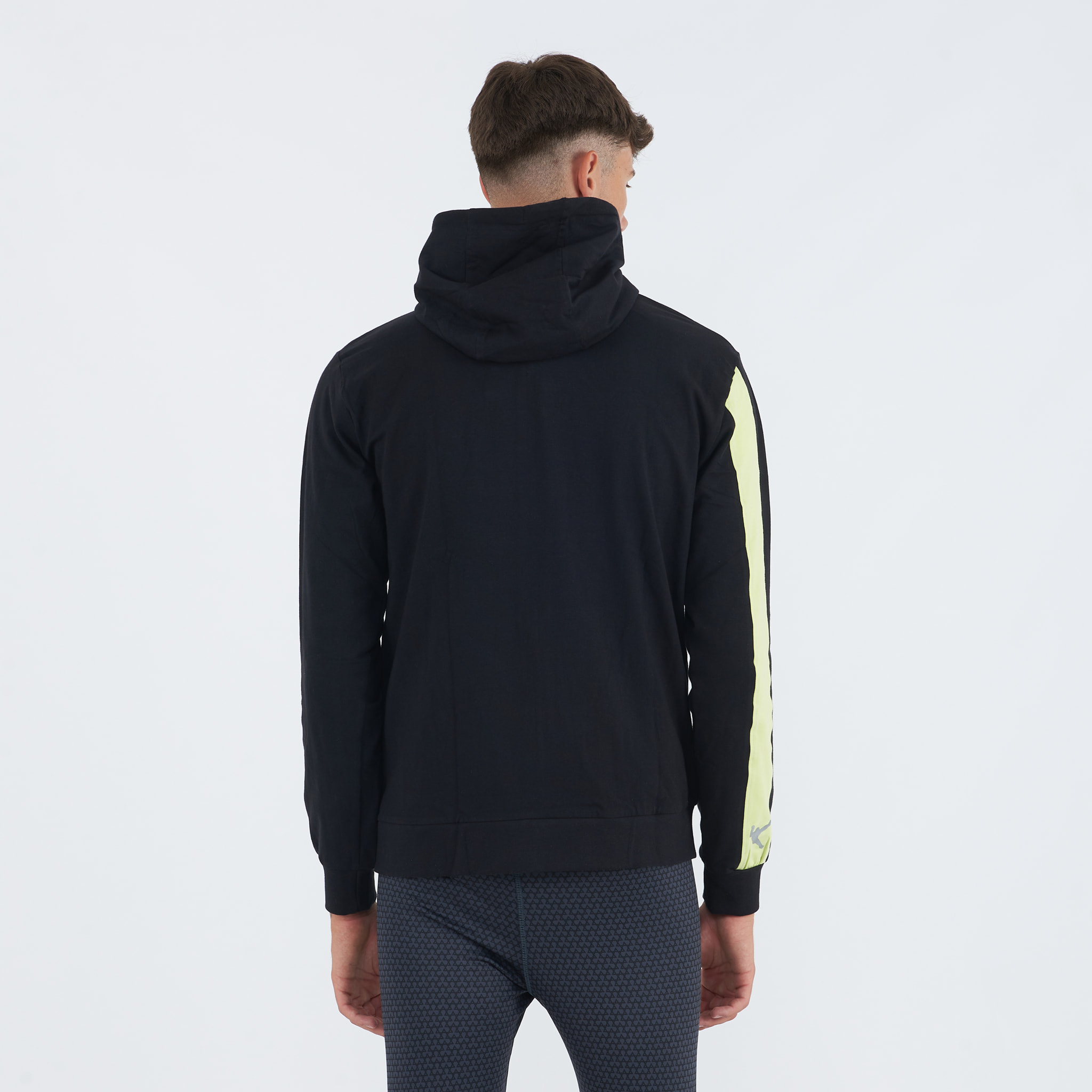 Felpa in jersey con zip e cappuccio Profeo