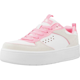 Zapatillas Niña de la marca SKECHERS  modelo COURT HIGH - GLITTER SPLASH White