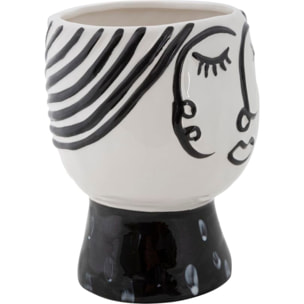 VASO POT FACE CM Ø 14X18,2