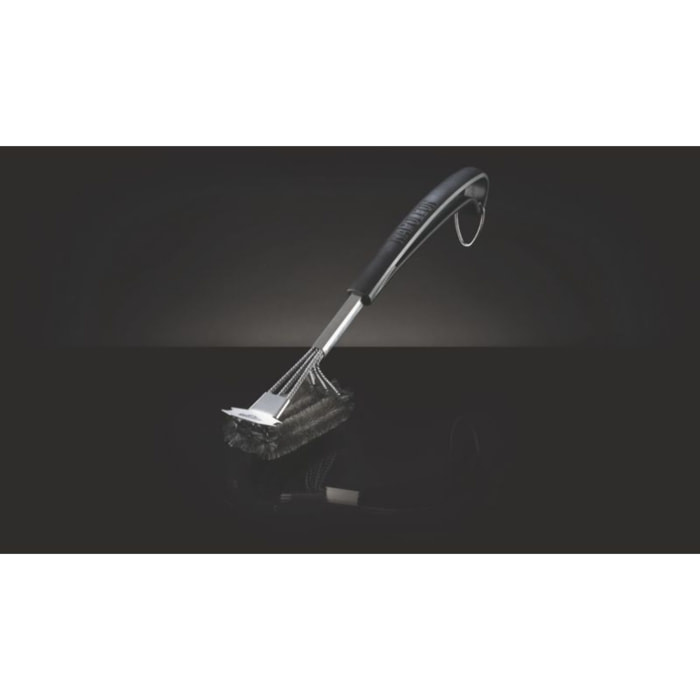 Brosse barbecue NAPOLEON en inox avec racloir 62063