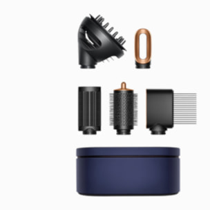 Multi-styler asciugacapelli Dyson Airwrap i.d.™ connesso per capelli mossi e ricci (Prussian Blue) | Nuovo
