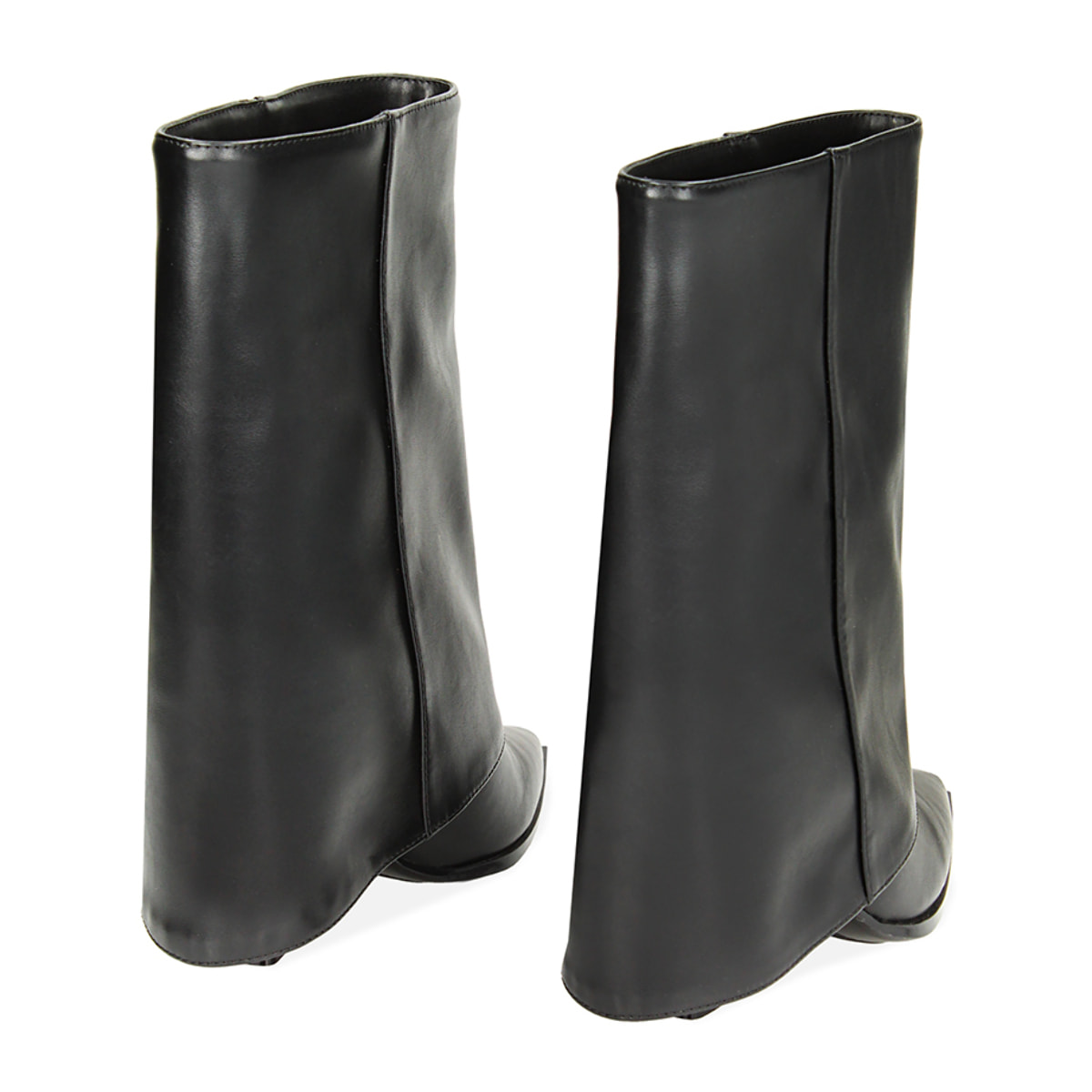 Tronchetti neri, tacco 9,5 cm