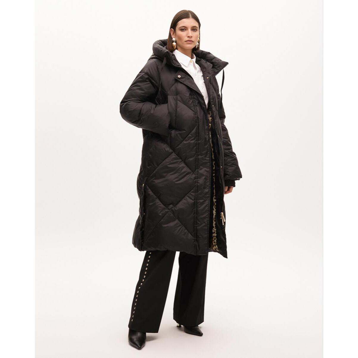 Parka in Piuma con Cappuccio