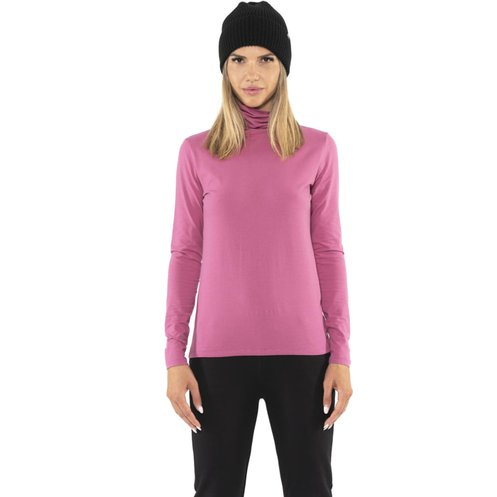 T-shirt a manica lunga dolcevita da donna "Never Without"