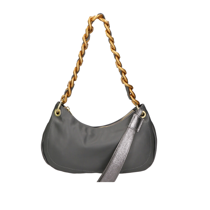 Borsa a spalla da Donna Artemide in Vera Pelle Made in Italy 14x32x8 cm