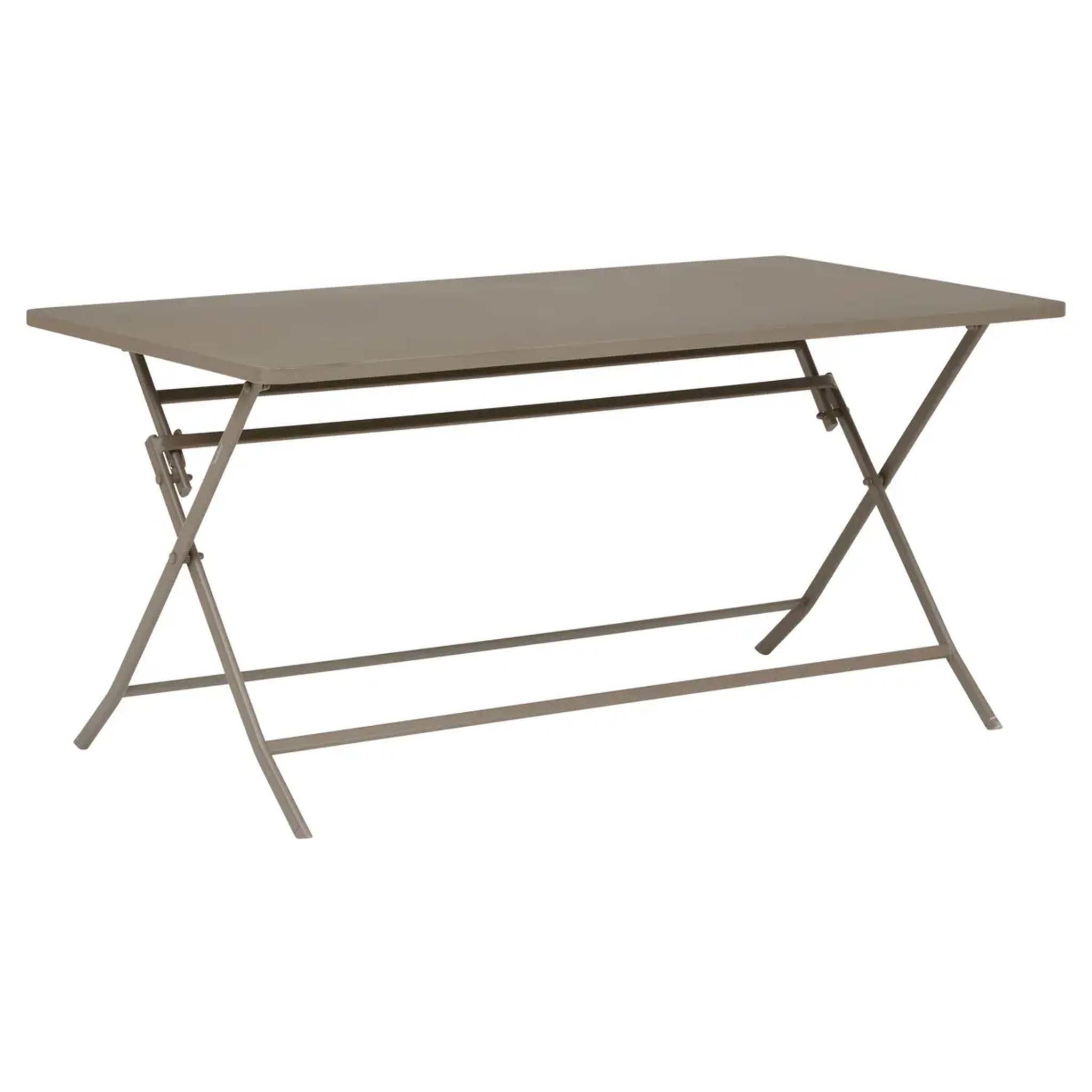 Table de jardin Greensboro 6 places pliable café 150x80cm