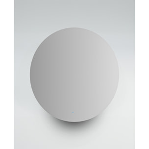MOBILE DA BAGNO RIFLESSO 140 PORO NOCE E BIANCO LUCE - 9 PEZZI