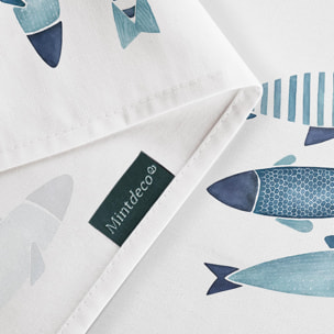 Mantel antimanchas CAPRI AZUL - 100% algodón