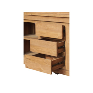 Vaisselier en bois massif de Teck recyclé - DAVE