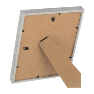 J-Line cadre photo Rectangle - bois - gris clair - 20 x 25 cm