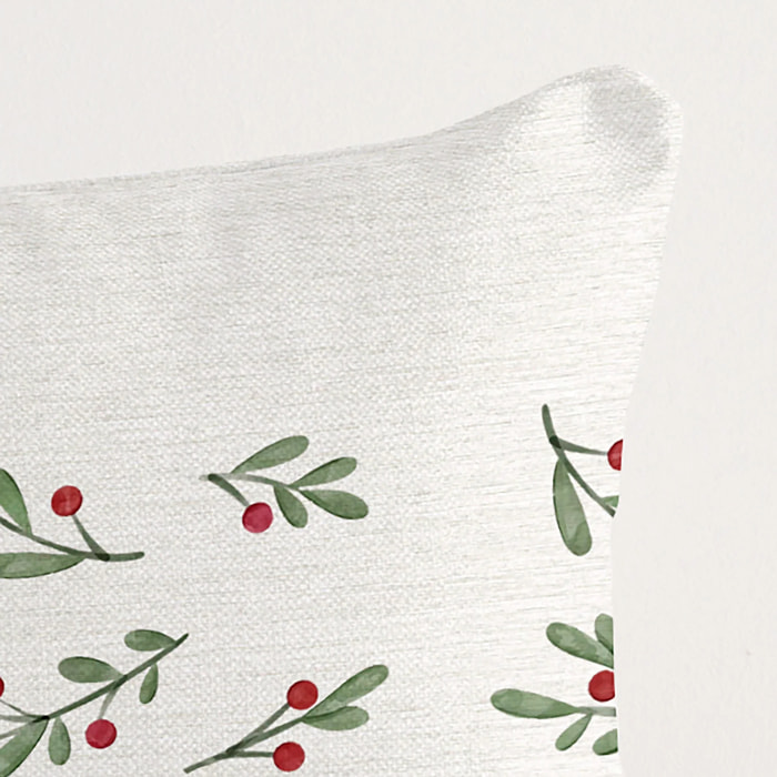 Housse de coussin 100 % coton Christmas Twig C 30x50 cm