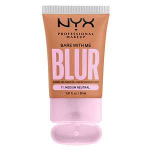 NYX Professional Makeup Fond de teint effet flouté Bare With Me Blur Medium Neutral