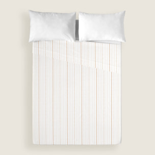 Juego de Sábanas Estampadas - Incluye 1 o 2 Fundas de Almohada - 100% Algodón - Puntades