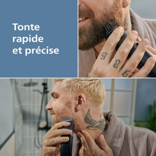 Tondeuse barbe PHILIPS BT3620/15 Series 3000, molette réglable, 40 hauteurs de coupe, précision 0,5 mm, autonomie 70 mn