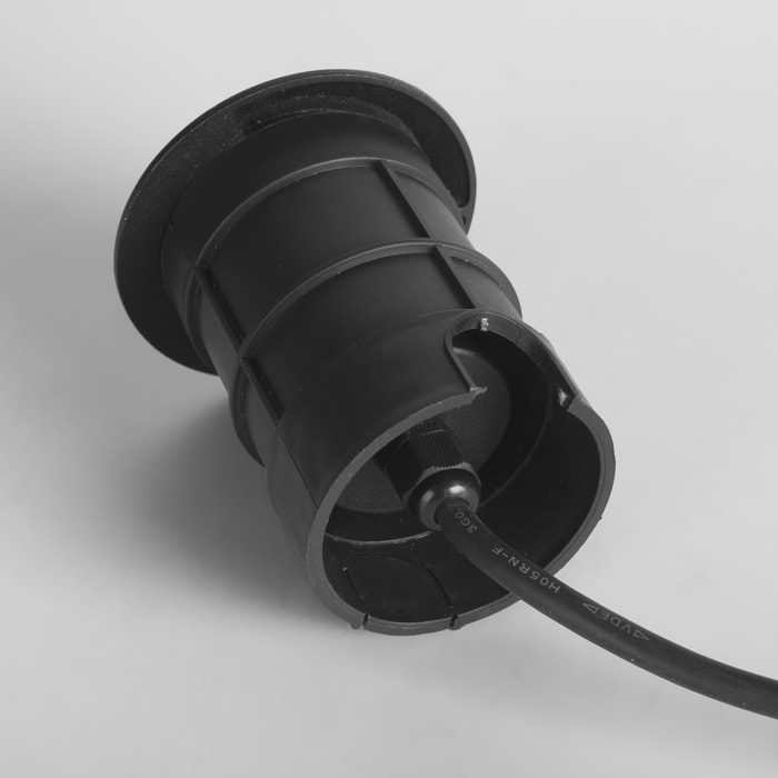 Forlight Sort - Foco Empotrable de Suelo y Pared LED para Exterior IP65. Foco LED 2.2W Blanco Cálido 3000K para Señalización de