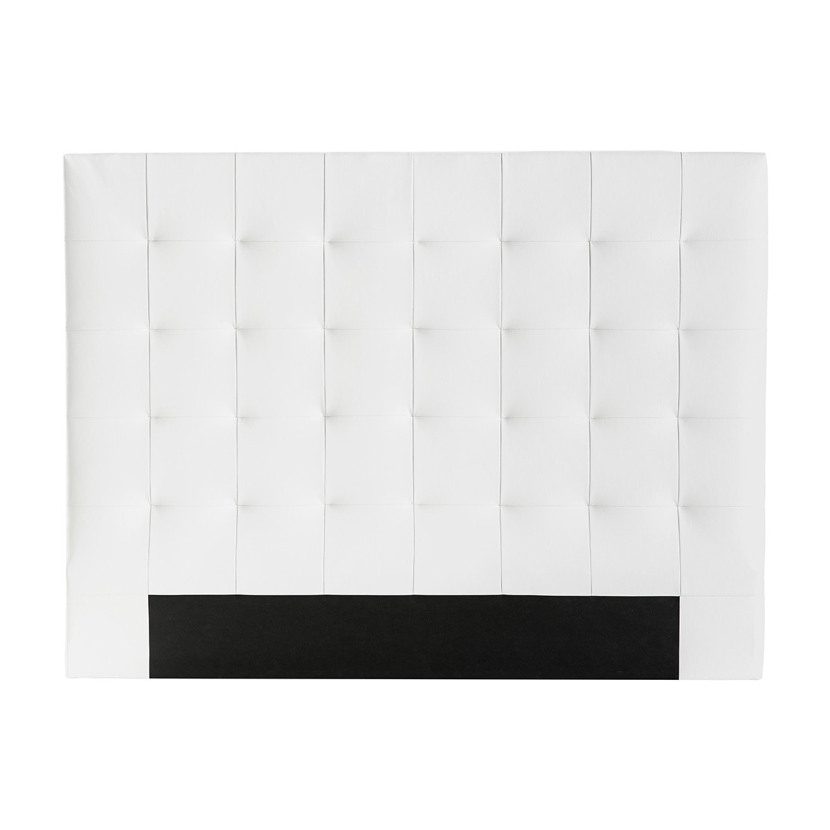 Tête de lit capitonnée blanc cassé 160 cm HALCIONA