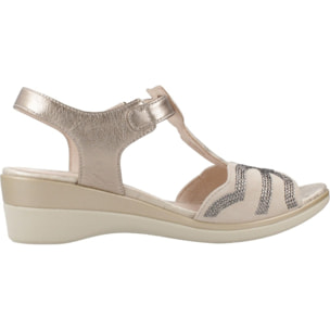 Sandalias Mujer de la marca STONEFLY  modelo VANITY III 32 LAMINATED LTH Bronze