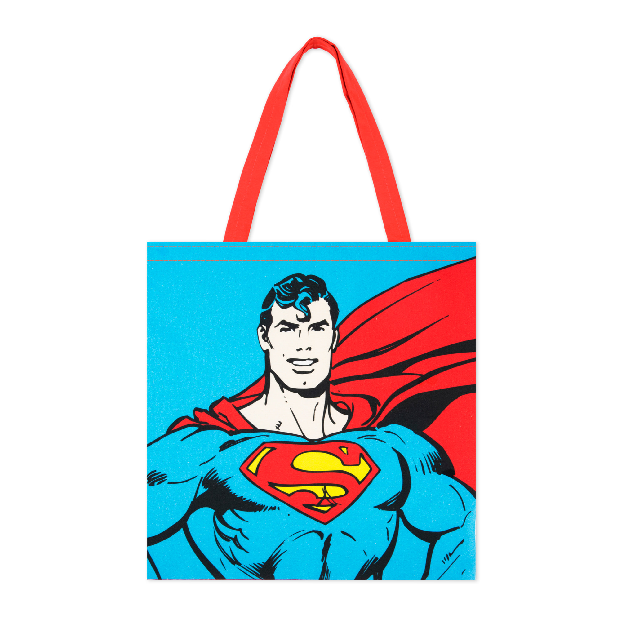 Shopper Excelsa Superman, cotone, 41,5 x 41,5 cm, multicolore