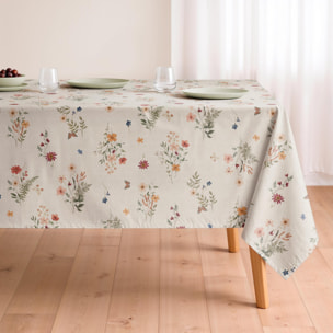 Mantel antimanchas RAMILLETE MULTICOLOR - 100% algodón