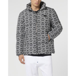 PHILIPP PLEIN Nylon Puffer Jacket Monogram