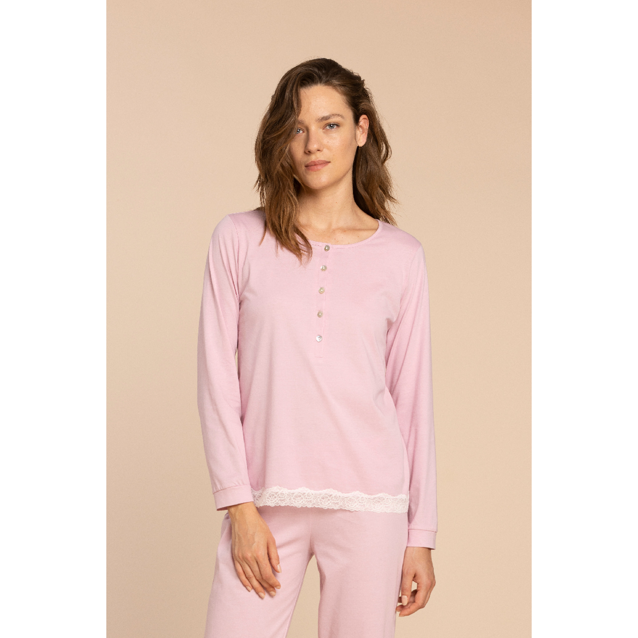 Pigiama donna lungo natural Noidinotte