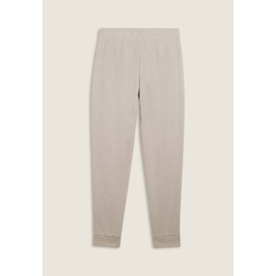 Pantaloni donna effetto tricot con polsini