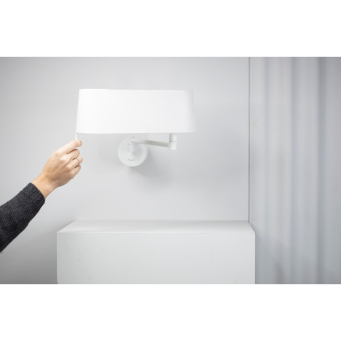 DESLIZ Lample applique blanche